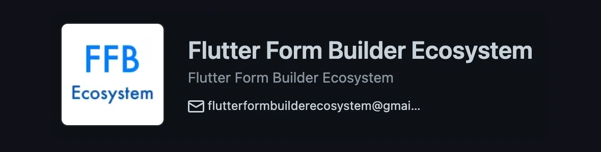 Lib Flutter Form Builder Ecosystem